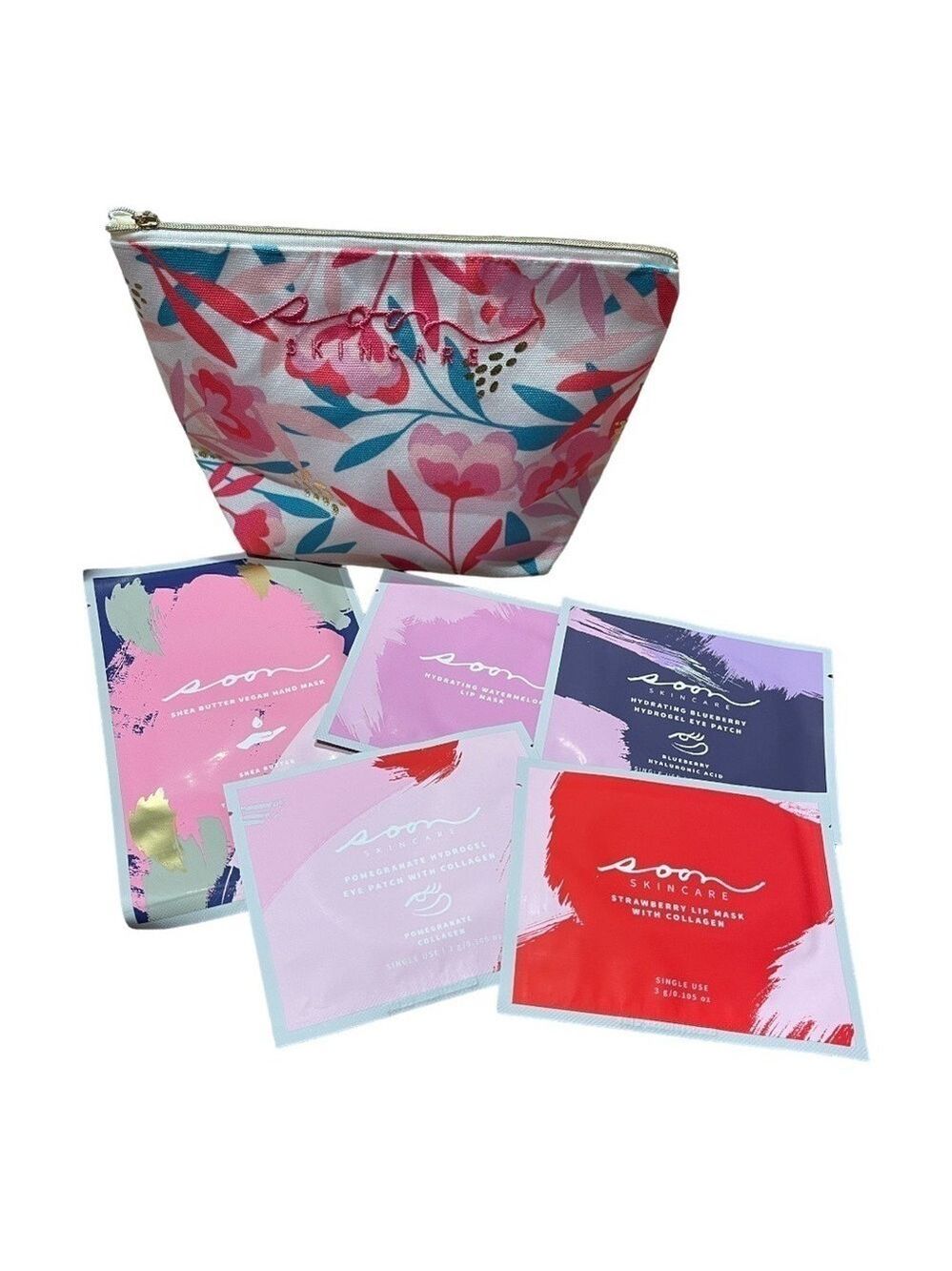 Soon Skincare Face & Hand Mask set With Bag
